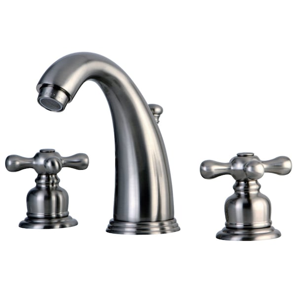 KB988AX Victorian 2-Handle 8" Widespread Bathroom Faucet, Nickel